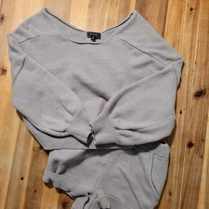 Sweater and Shorts Lounge Set